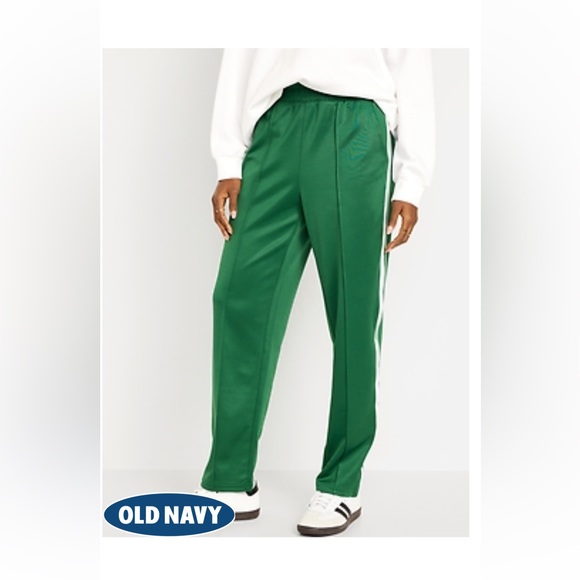 NWT Green Track Pants - Picture 1 of 3